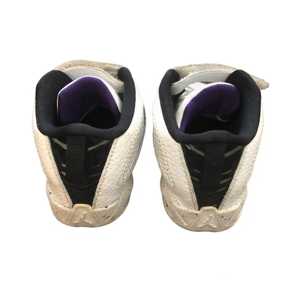 Jordan B’Loyal White/Black/Purple Sneakers - Picture 6 of 8